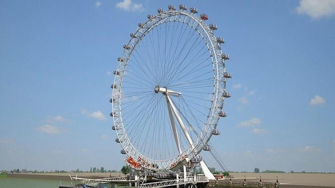 London Eye 3D model