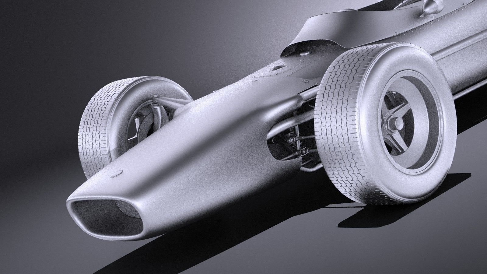 Lotus 49 1967-1970 VRAY 3D model_14