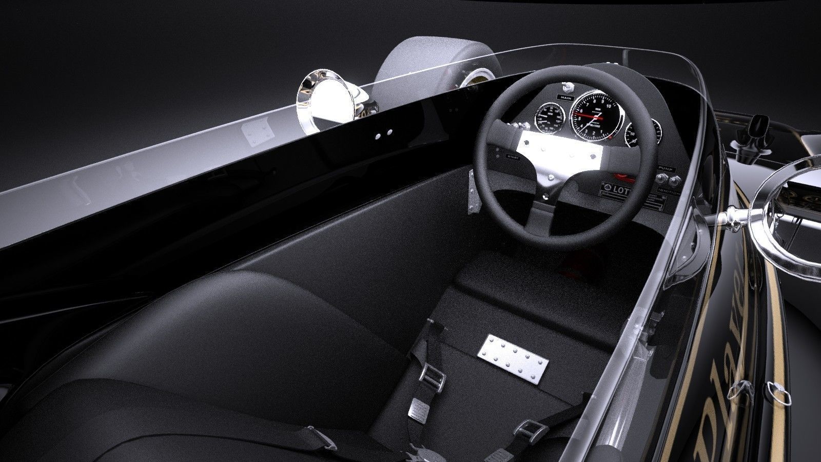 Lotus 72d 1970-1975 John Player Special Grand Prix VRAY 3D model_12