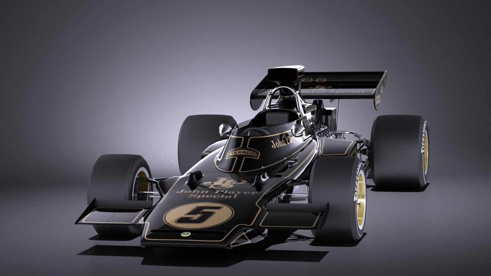 Lotus 72d 1970-1975 John Player Special Grand Prix VRAY 3D model_1