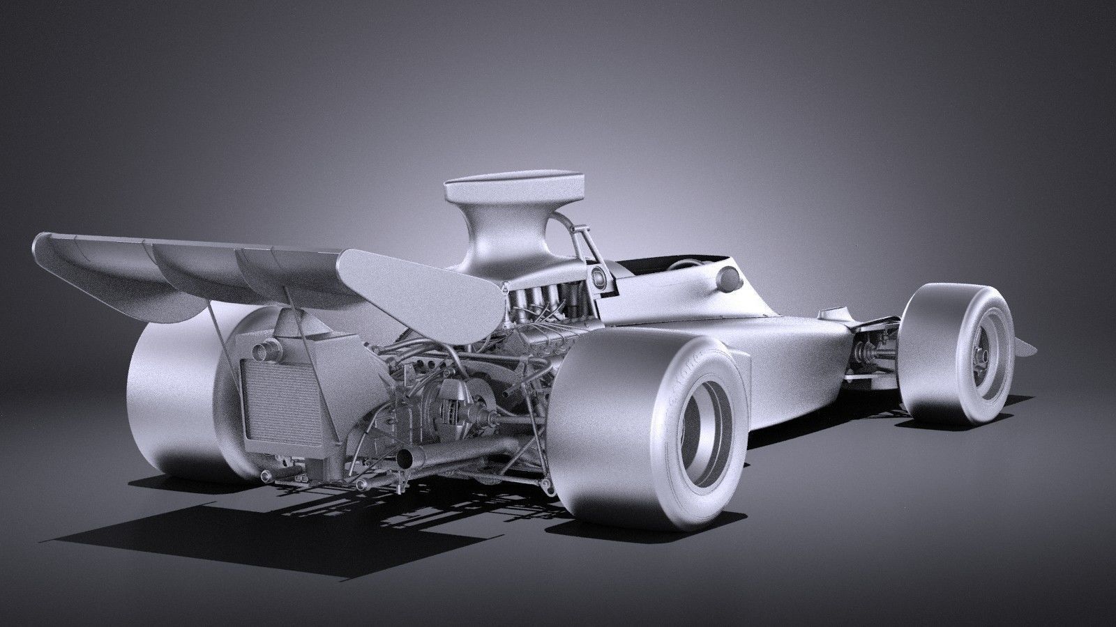 Lotus 72d 1970-1975 John Player Special Grand Prix VRAY 3D model_16