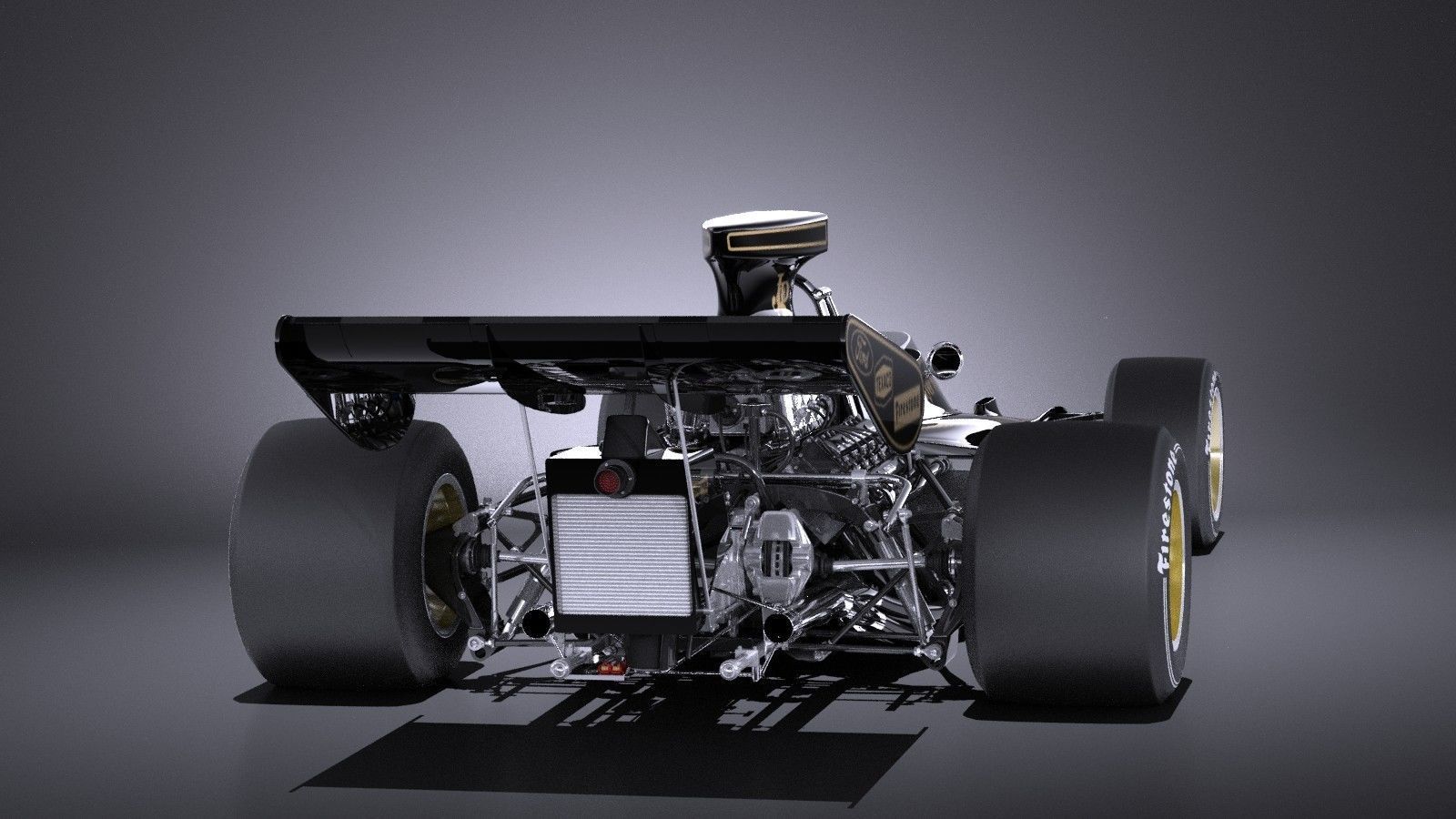 Lotus 72d 1970-1975 John Player Special Grand Prix VRAY 3D model_4