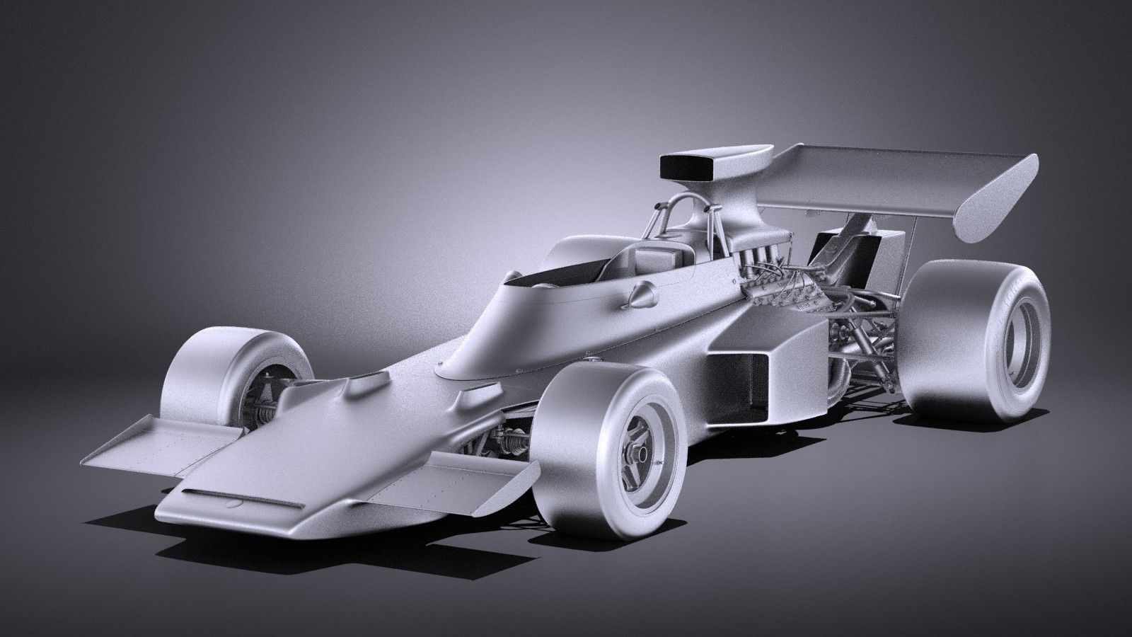 Lotus 72d 1970-1975 John Player Special Grand Prix VRAY 3D model_13