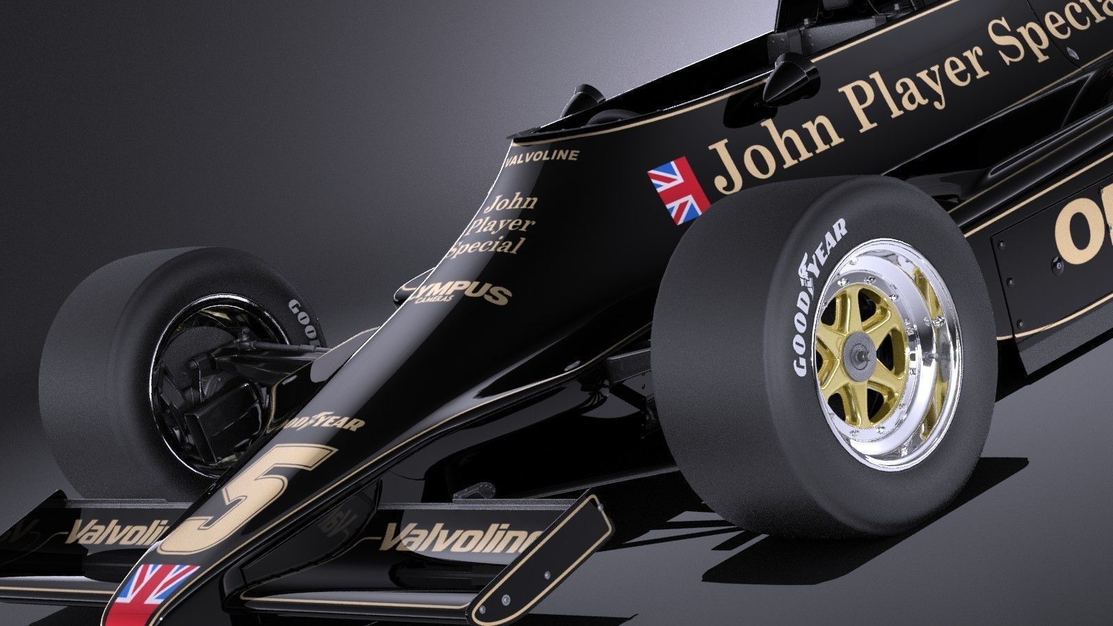 Lotus 79 grand prix 1978 VRAY 3D model_2