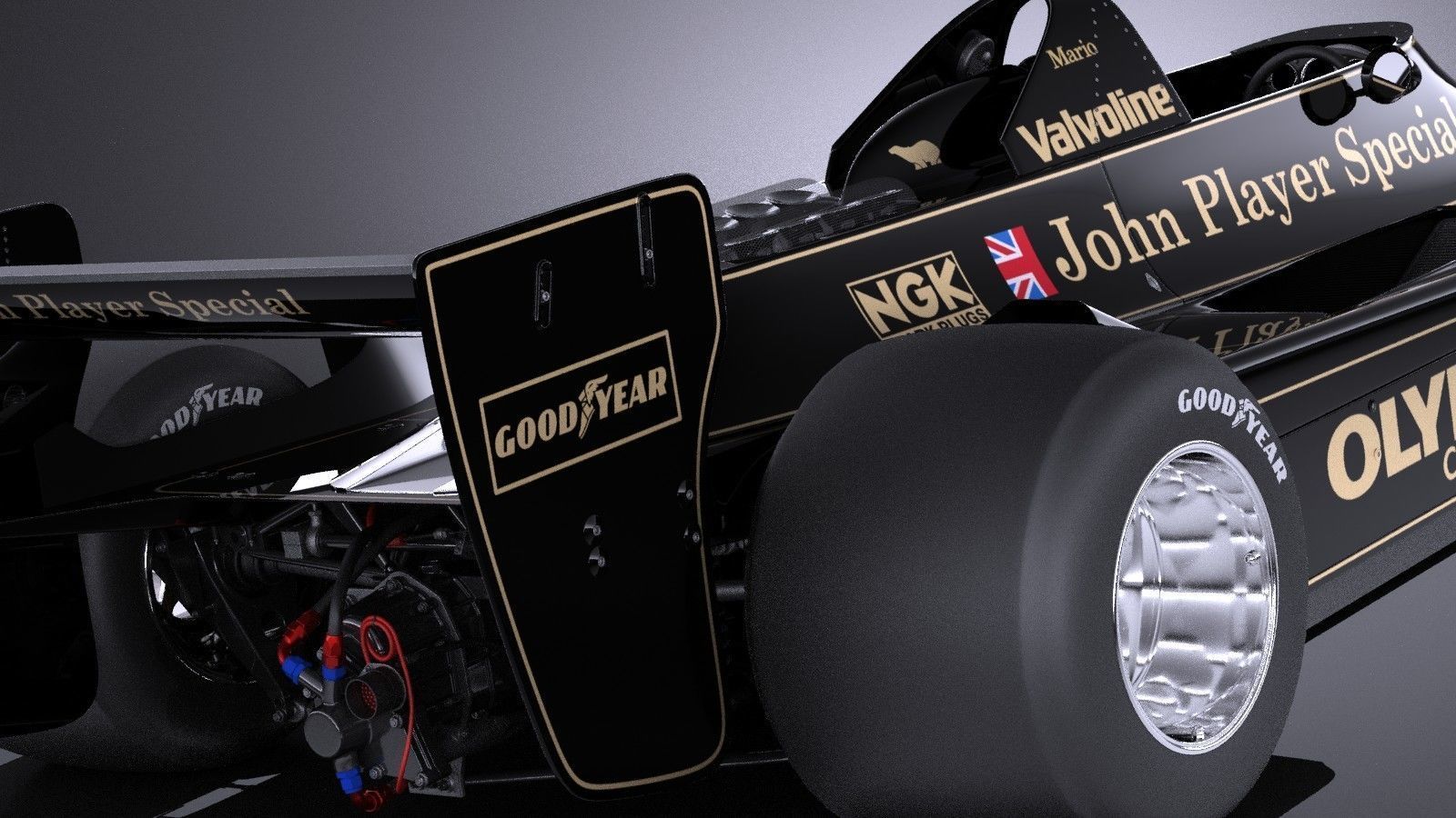 Lotus 79 grand prix 1978 VRAY 3D model_3