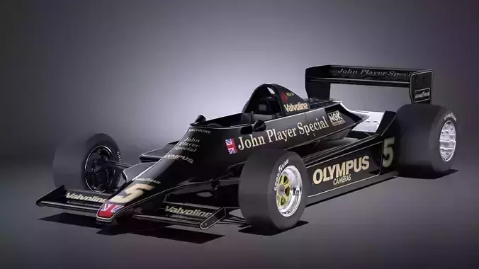 Lotus 79 grand prix 1978 VRAY 3D model