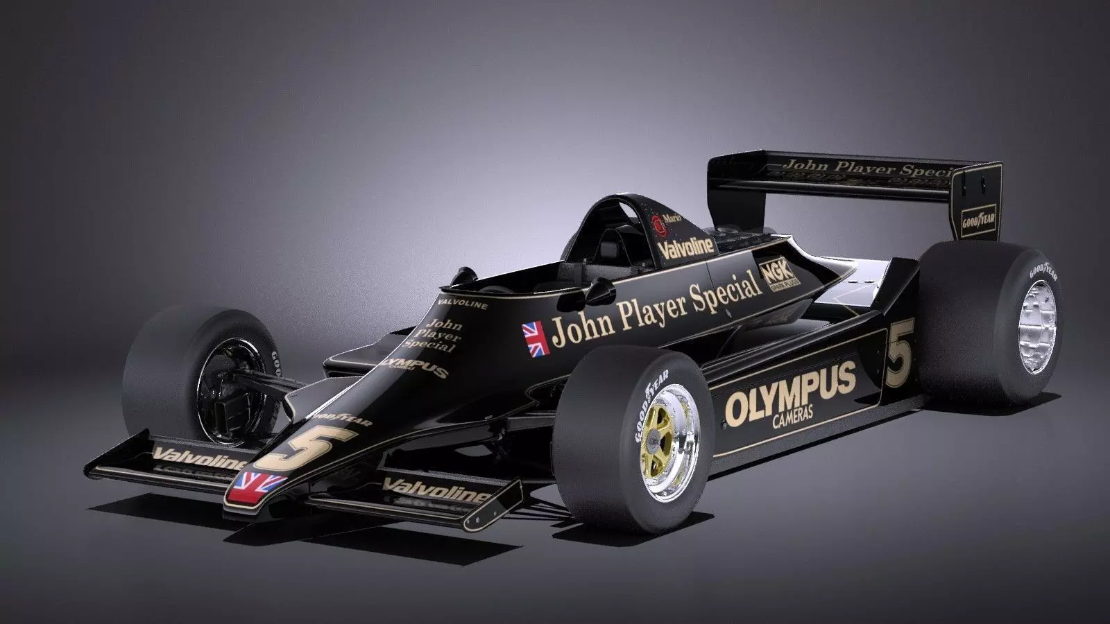 Lotus 79 grand prix 1978 VRAY 3D model_0