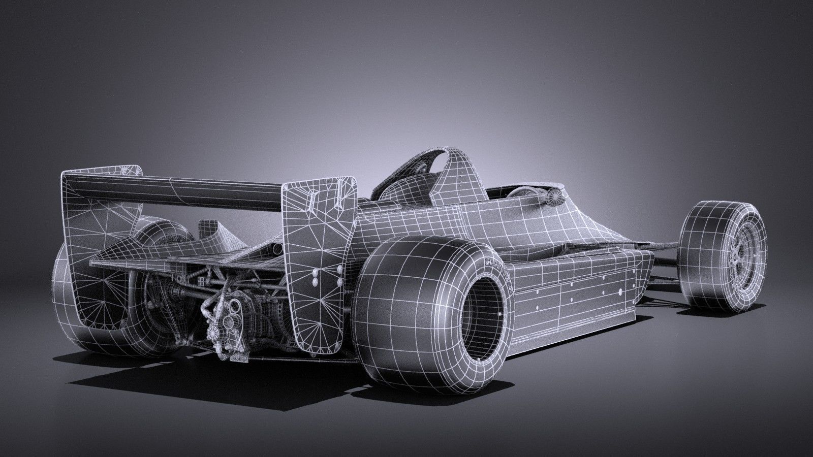 Lotus 79 grand prix 1978 VRAY 3D model_19