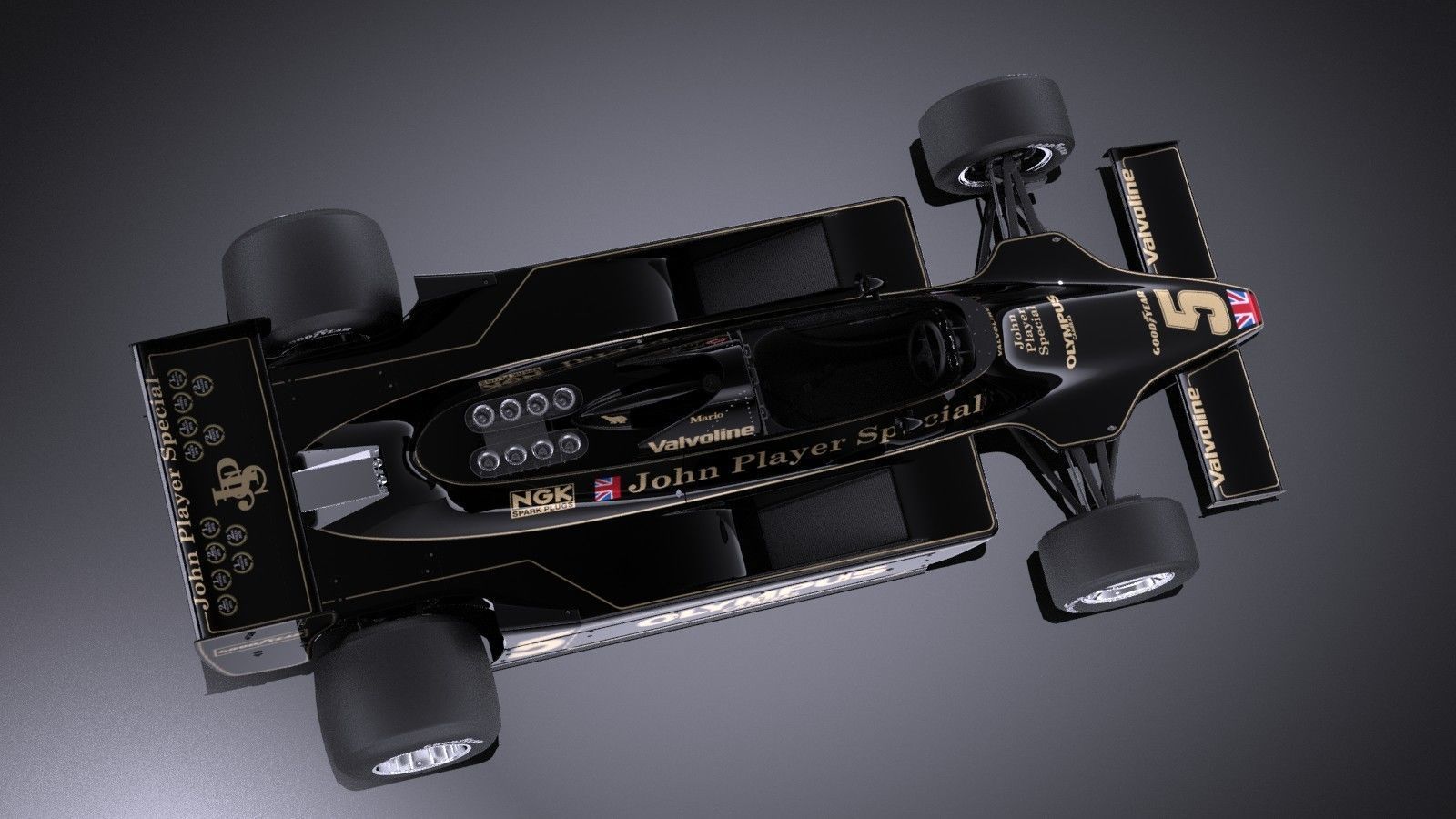 Lotus 79 grand prix 1978 VRAY 3D model_7