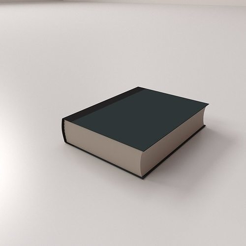 Hardcover Book 3D model