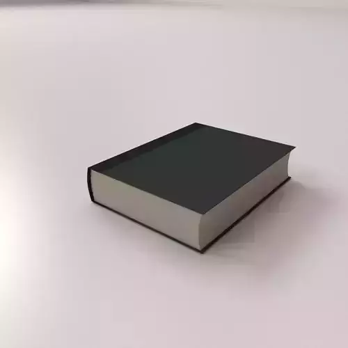 Hardcover Book 3D model