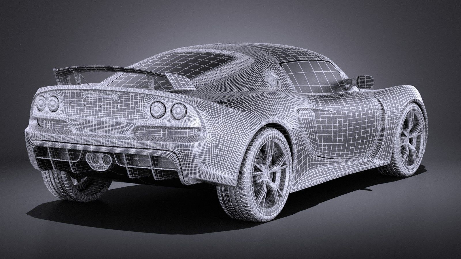 Lotus Exige S 2014 VRAY 3D model_15