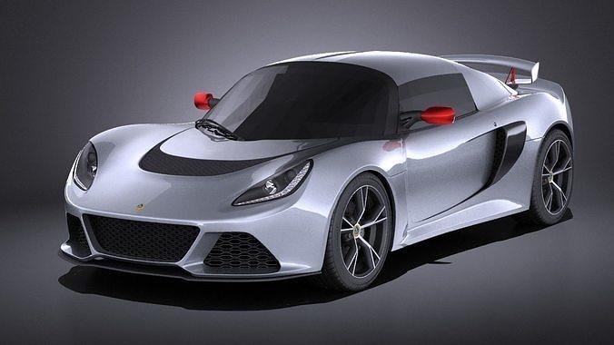 Lotus Exige S 2014 VRAY 3D model
