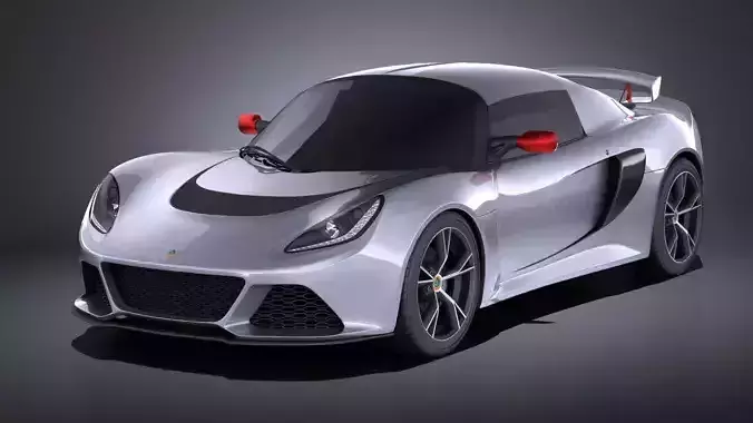 Lotus Exige S 2014 VRAY 3D model