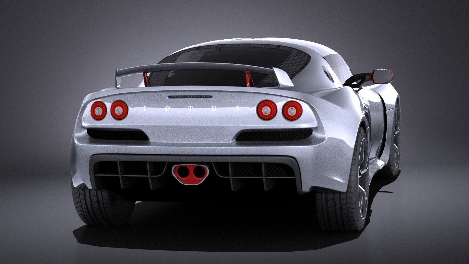 Lotus Exige S 2014 VRAY 3D model_4
