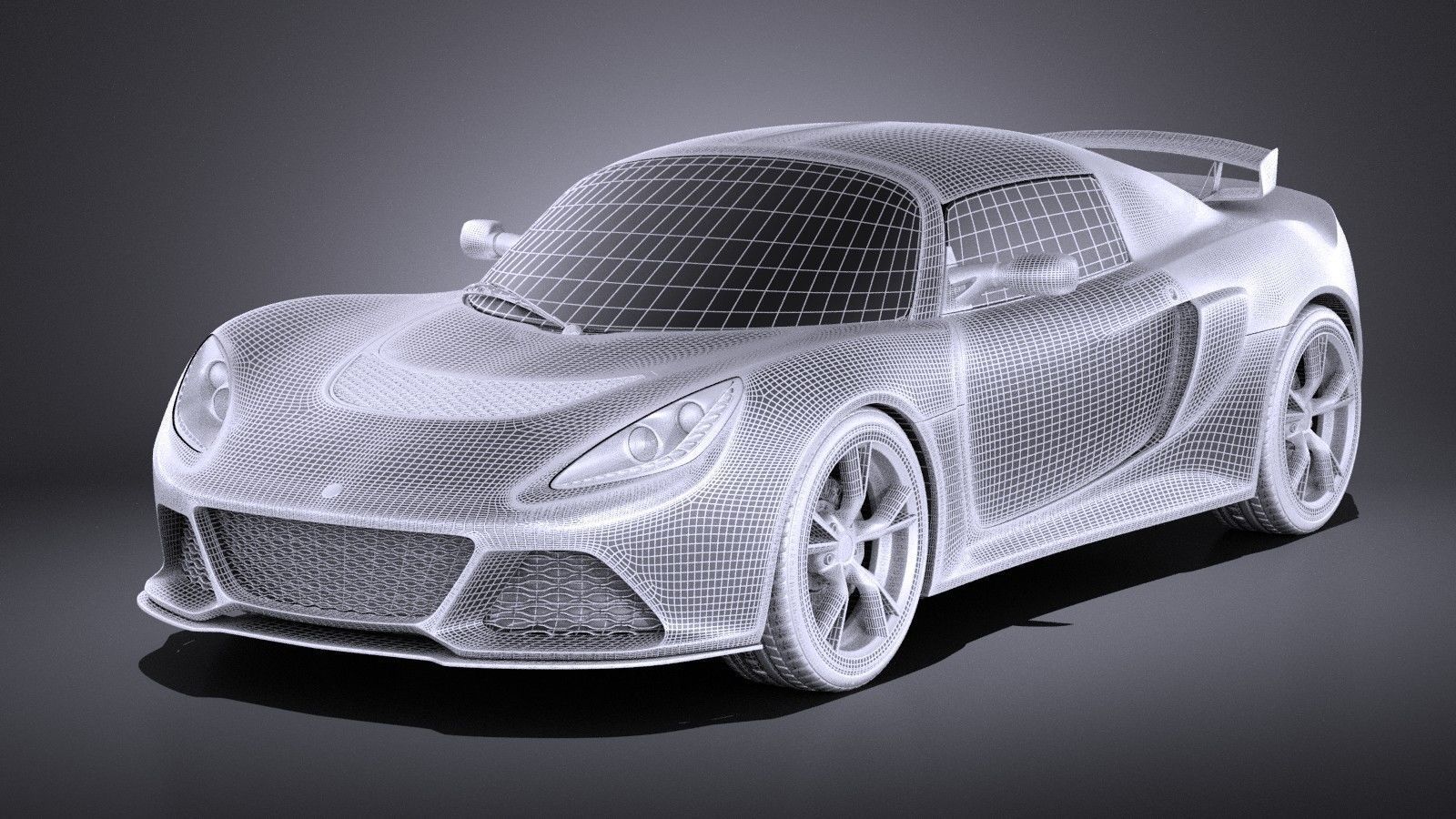 Lotus Exige S 2014 VRAY 3D model_12