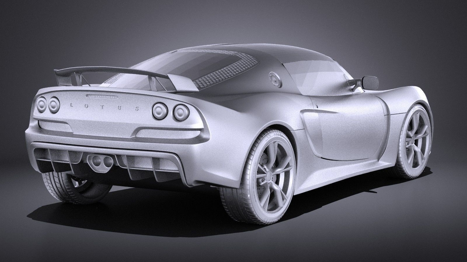 Lotus Exige S 2014 VRAY 3D model_11