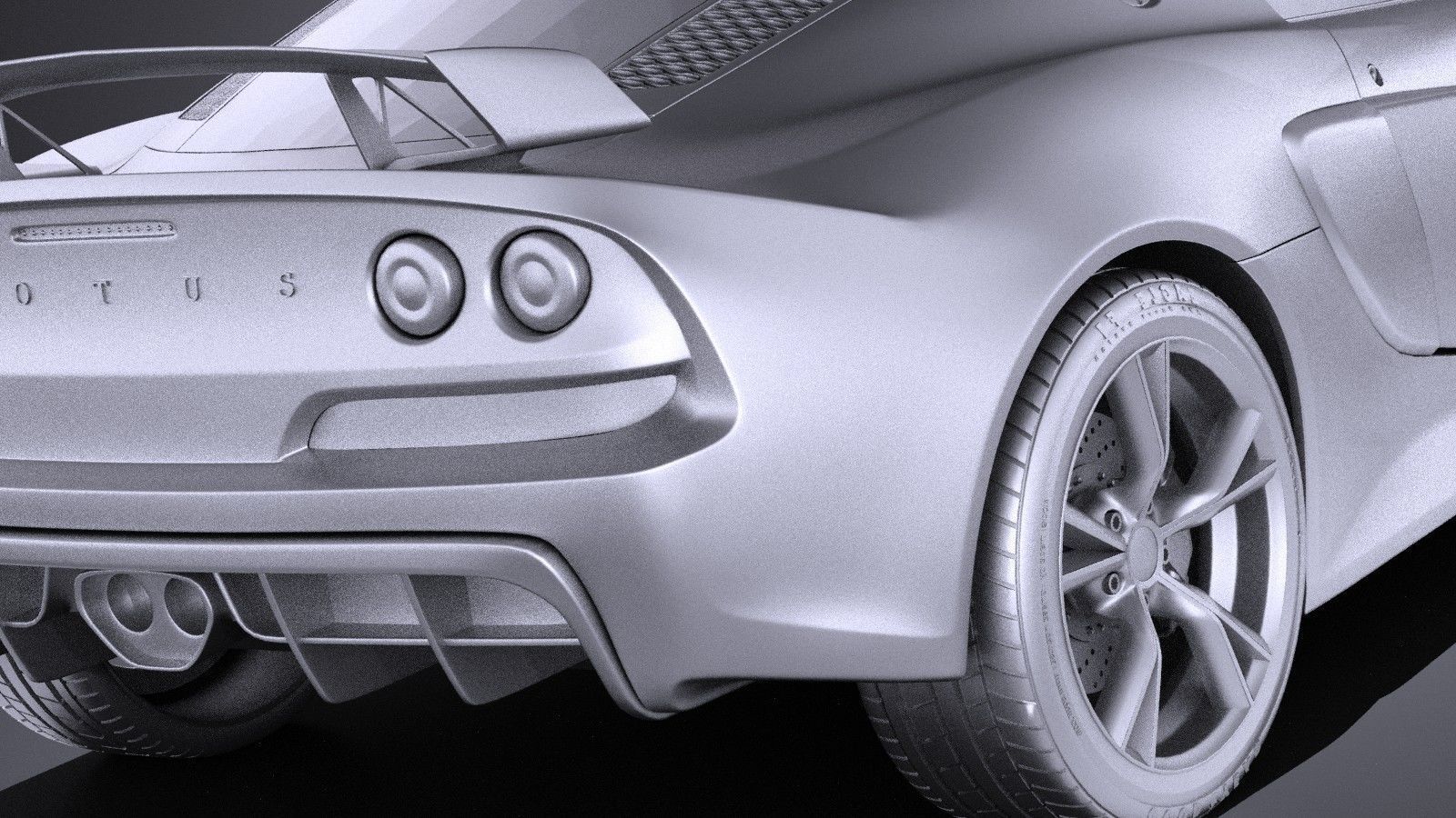 Lotus Exige S 2014 VRAY 3D model_10