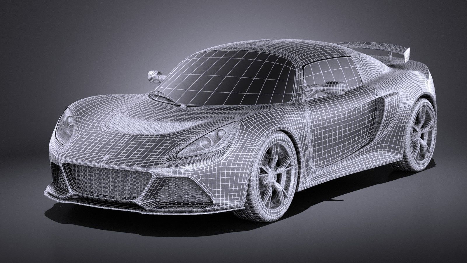 Lotus Exige S 2014 VRAY 3D model_14