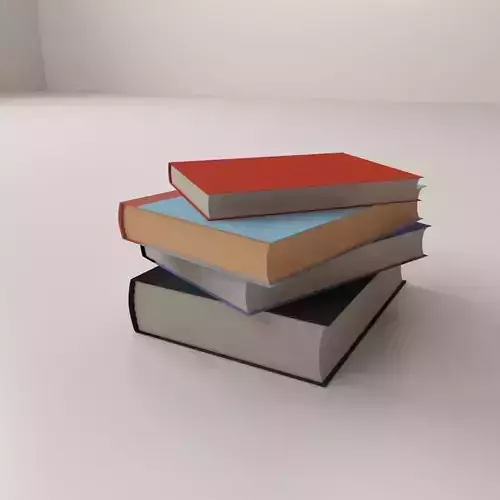 Stack of Books 3D model