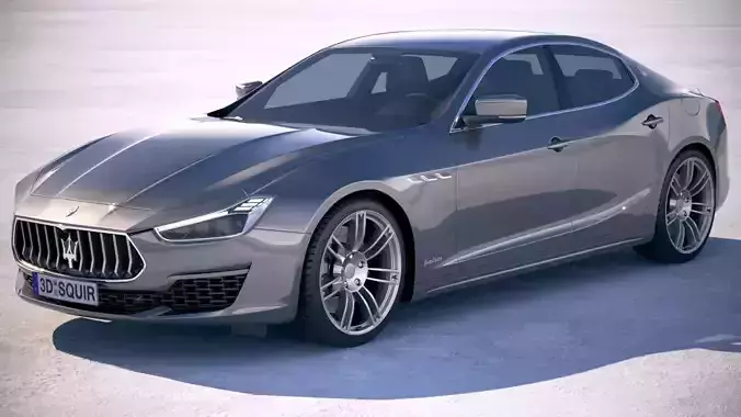 Maserati Ghibli GranLusso 2018 3D model