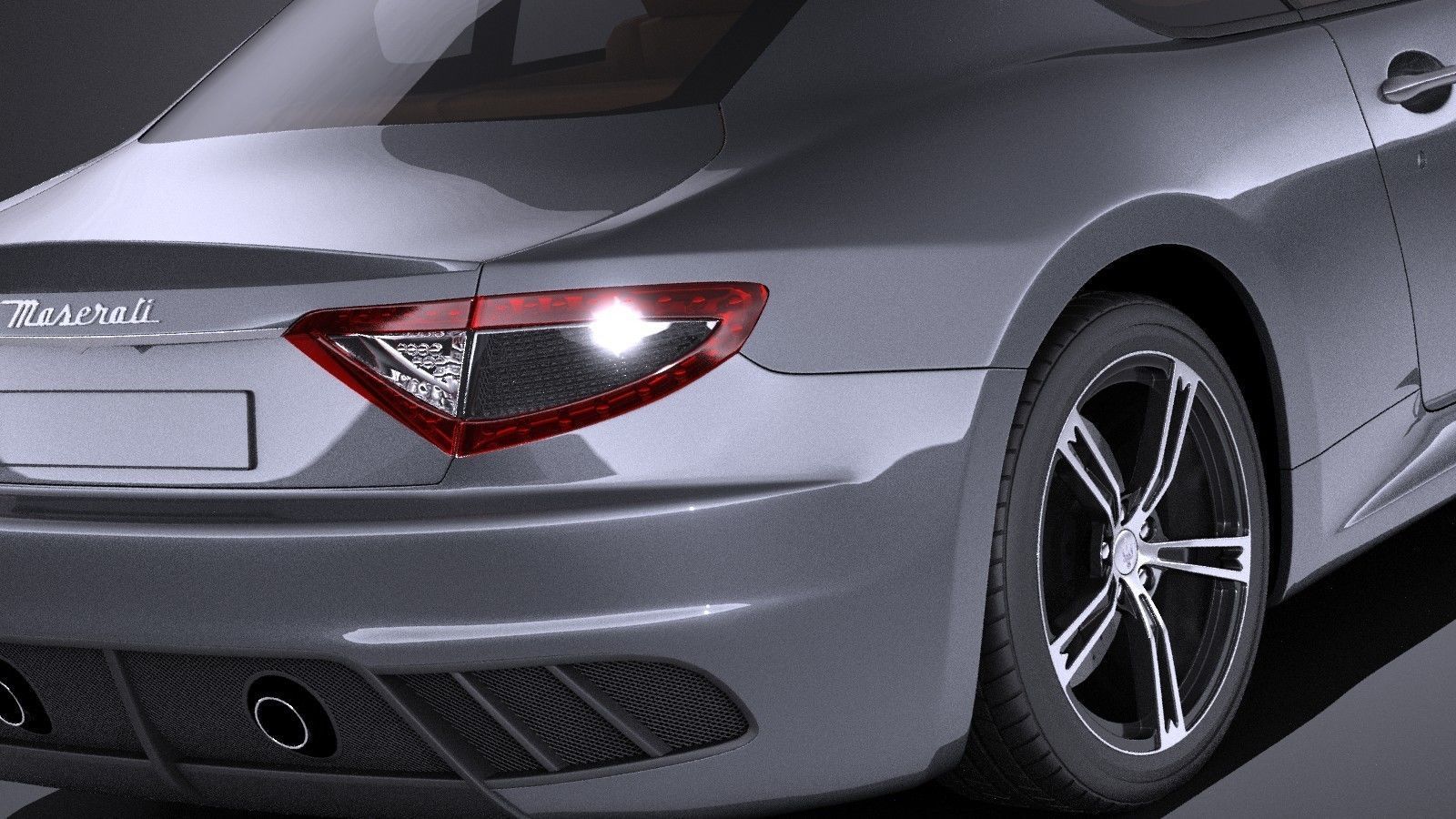 Maserati GranTurismo MC Stradale 2016 VRAY 3D model_3
