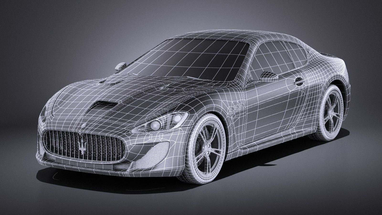 Maserati GranTurismo MC Stradale 2016 VRAY 3D model_14