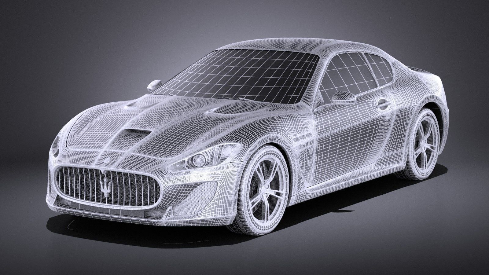 Maserati GranTurismo MC Stradale 2016 VRAY 3D model_12