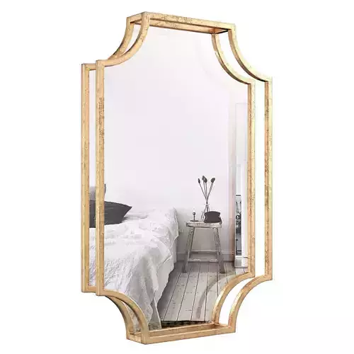 Vansickle Metal Accent Wall Mirror WRLO6197