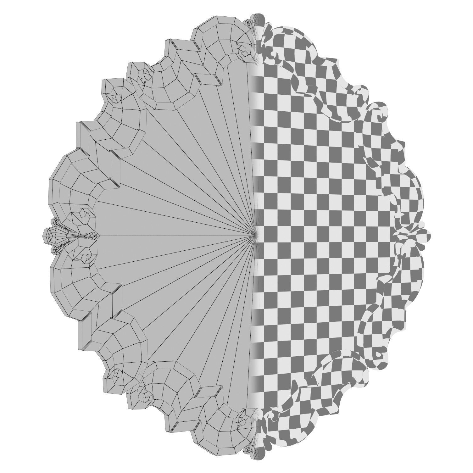 Vintondale Accent Mirror ARGD3097 3D model_2