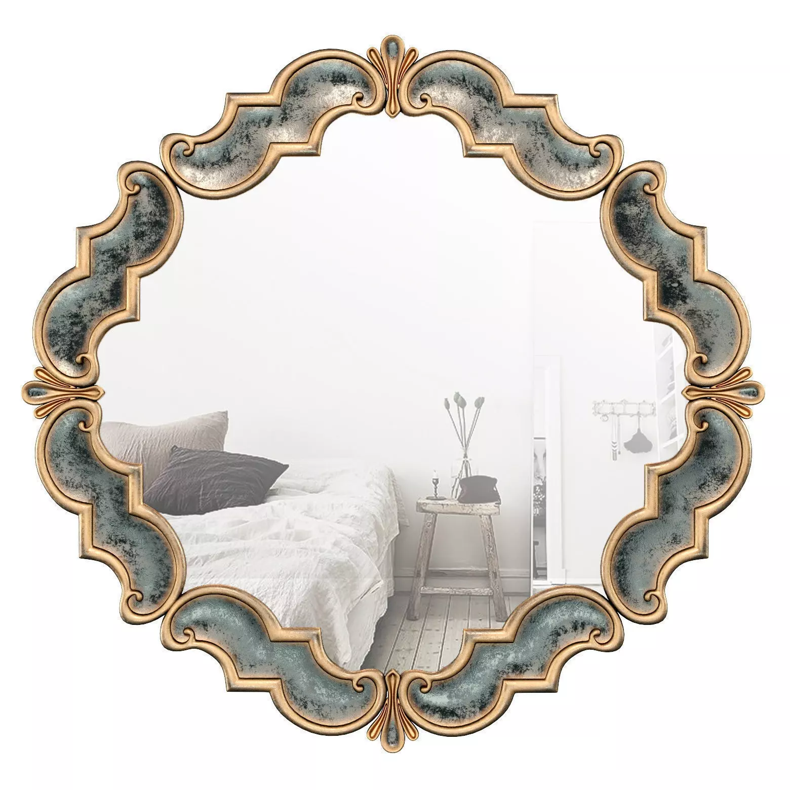 Vintondale Accent Mirror ARGD3097 3D model_0