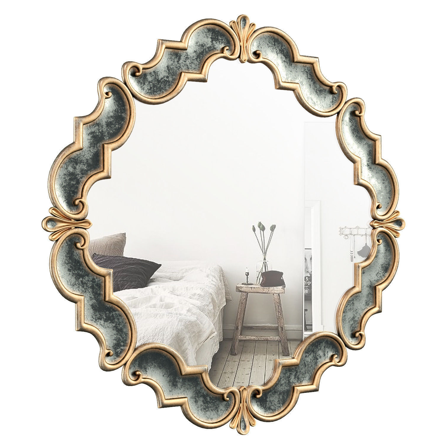 Vintondale Accent Mirror ARGD3097 3D model_1