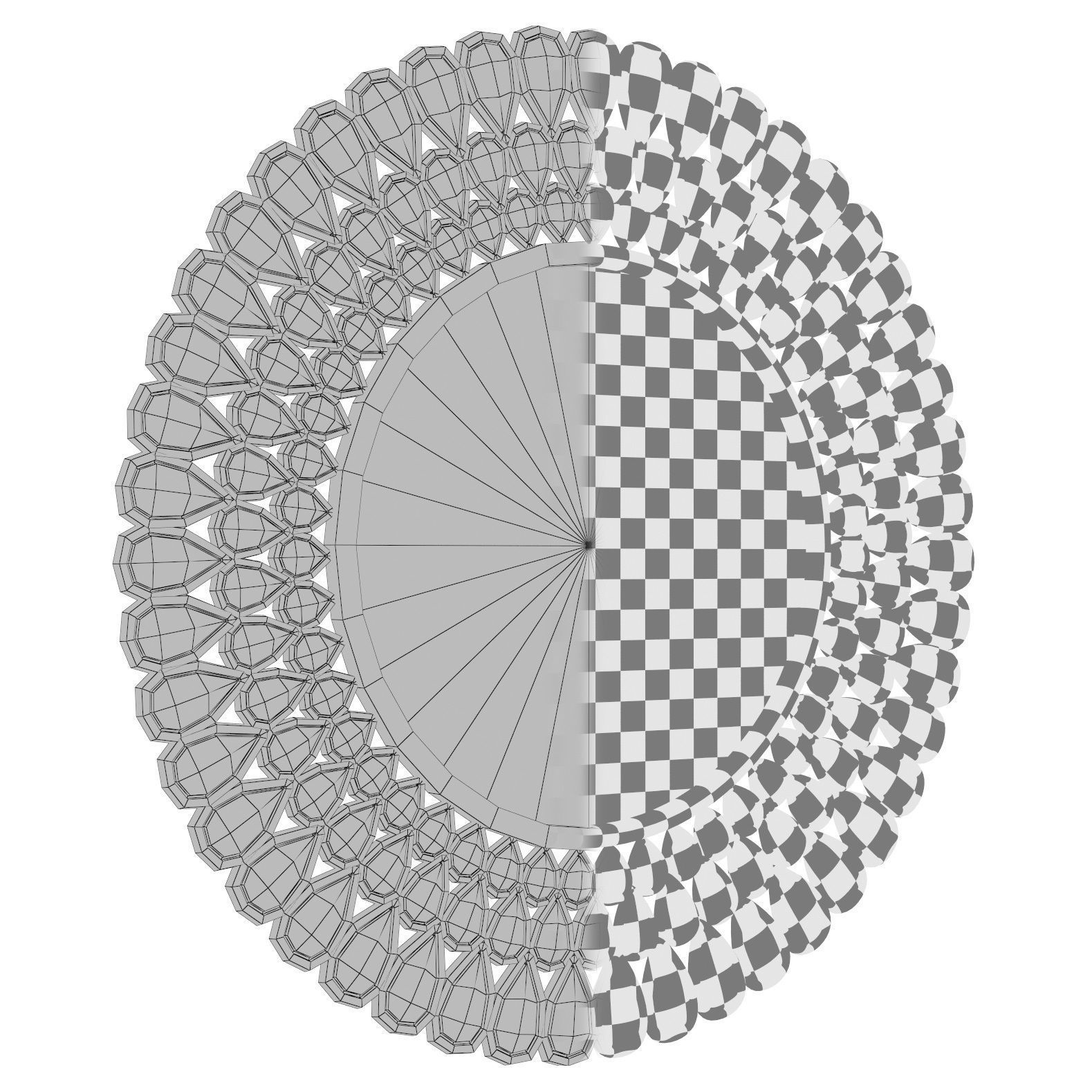 Wall Mirror HOHN3926 3D model_2