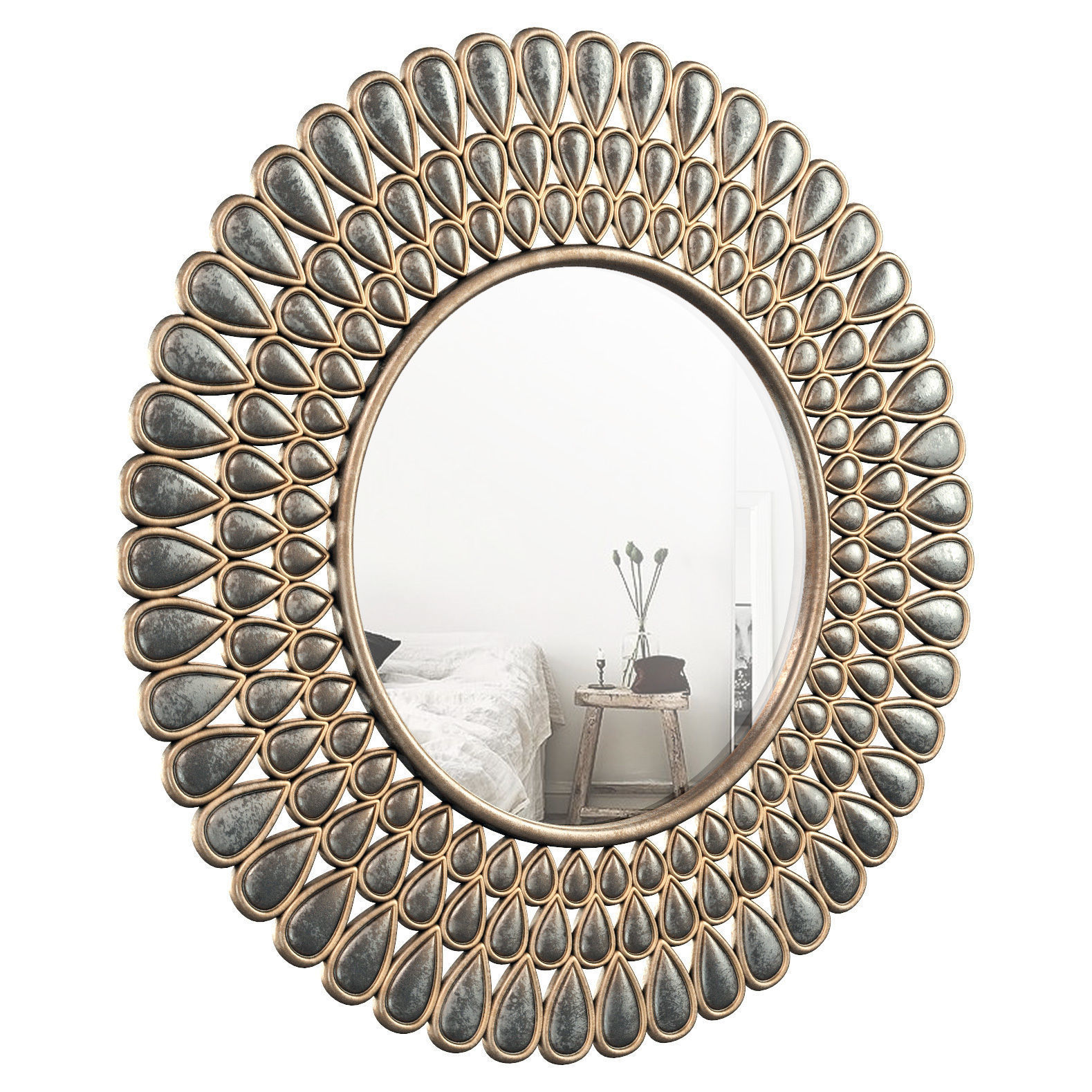 Wall Mirror HOHN3926 3D model_1