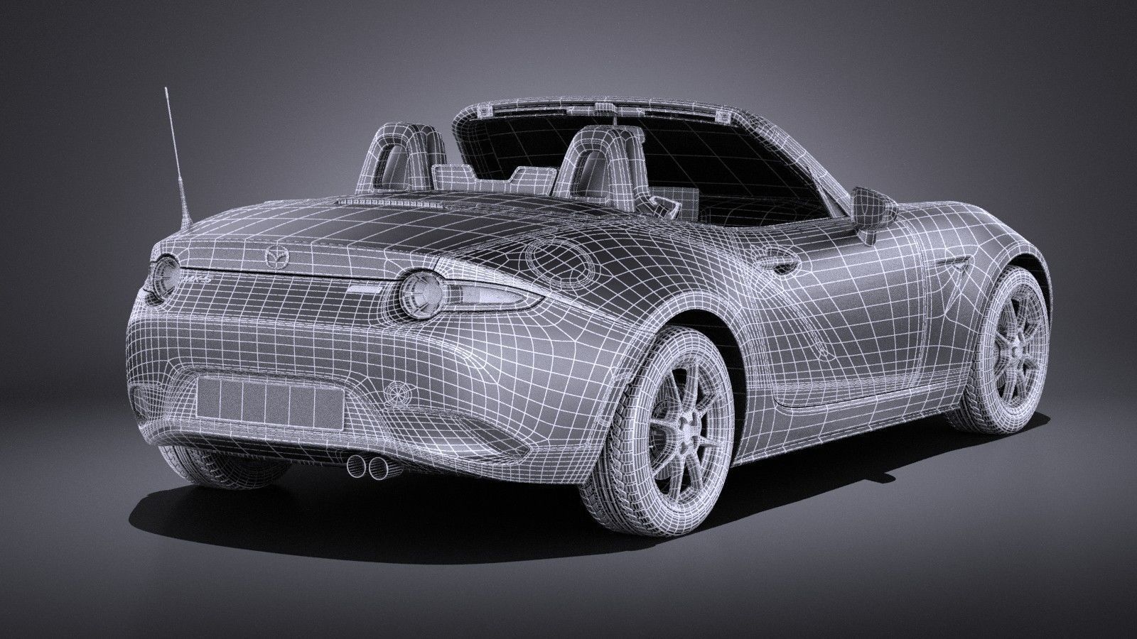 Mazda MX-5 2016 VRAY 3D model_18