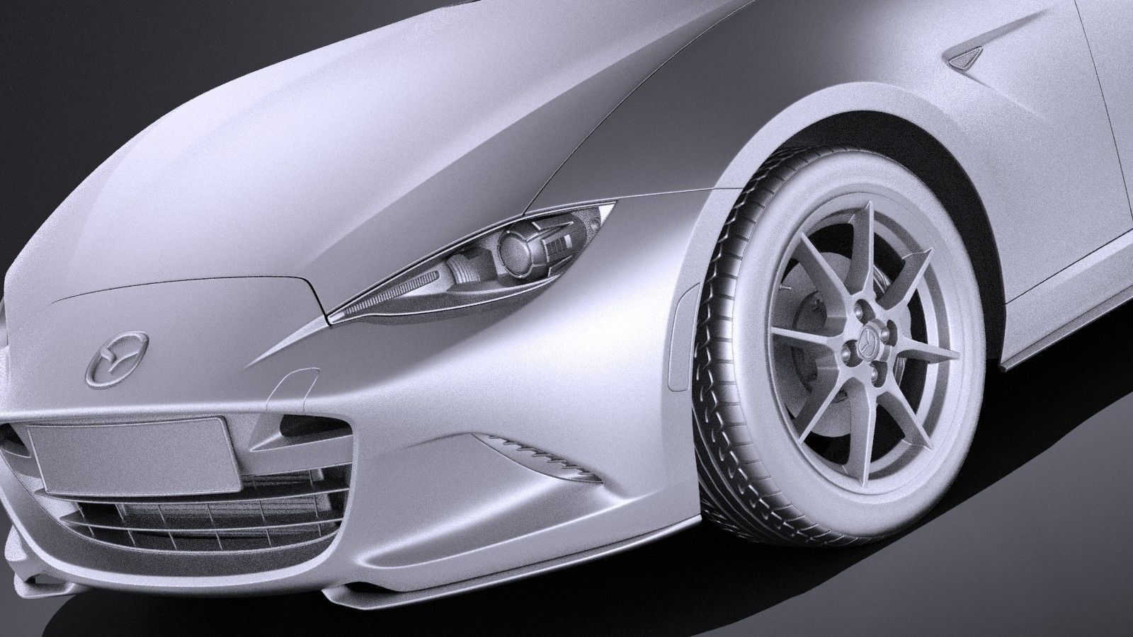 Mazda MX-5 2016 VRAY 3D model_9