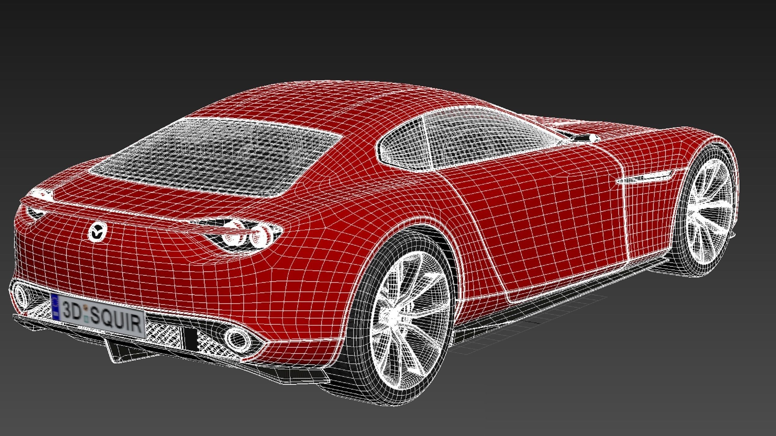 Mazda RX-9 Vision Concept 3D model_35