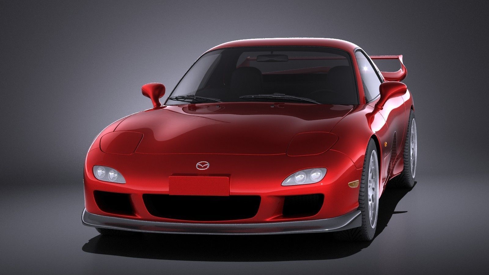 Mazda RX-7 1998 - 2002 VRAY 3D model_1