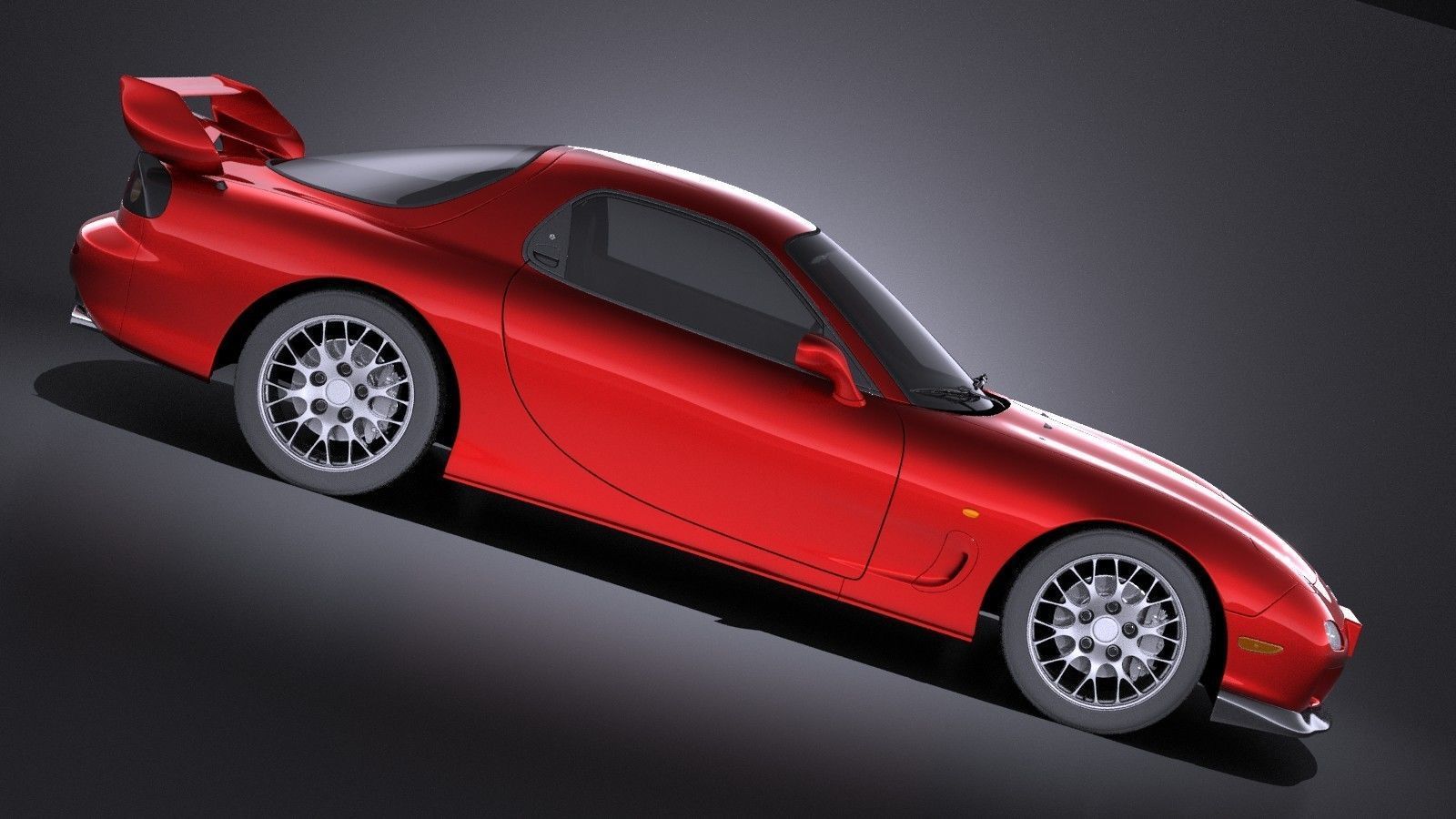 Mazda RX-7 1998 - 2002 VRAY 3D model_6