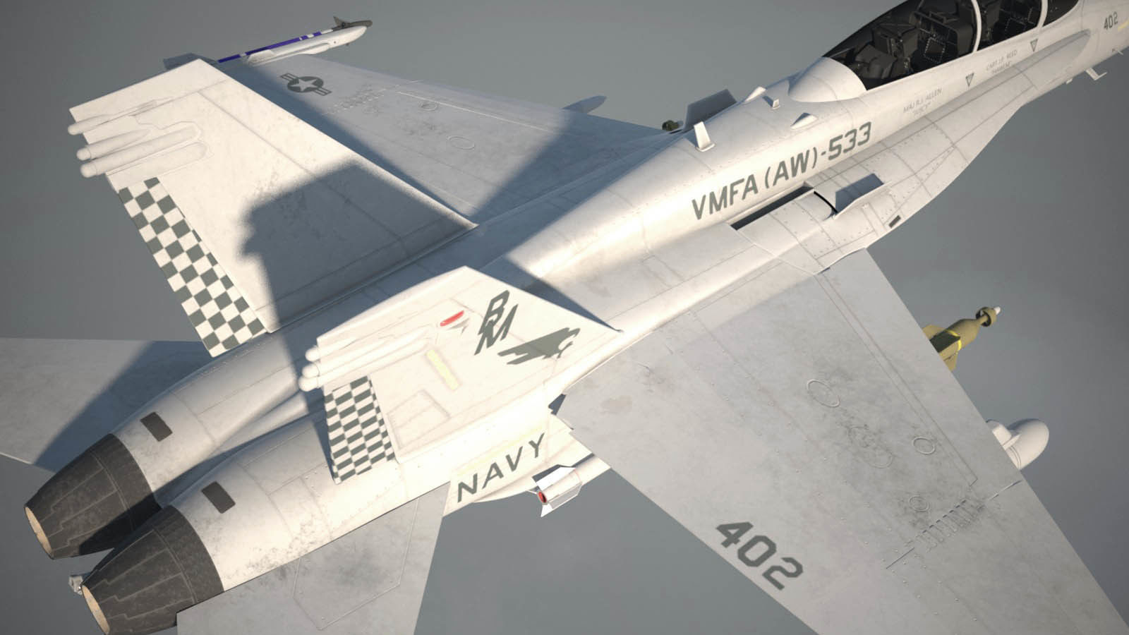 McDonnell Douglas FA-18 Hornet 3D model_11