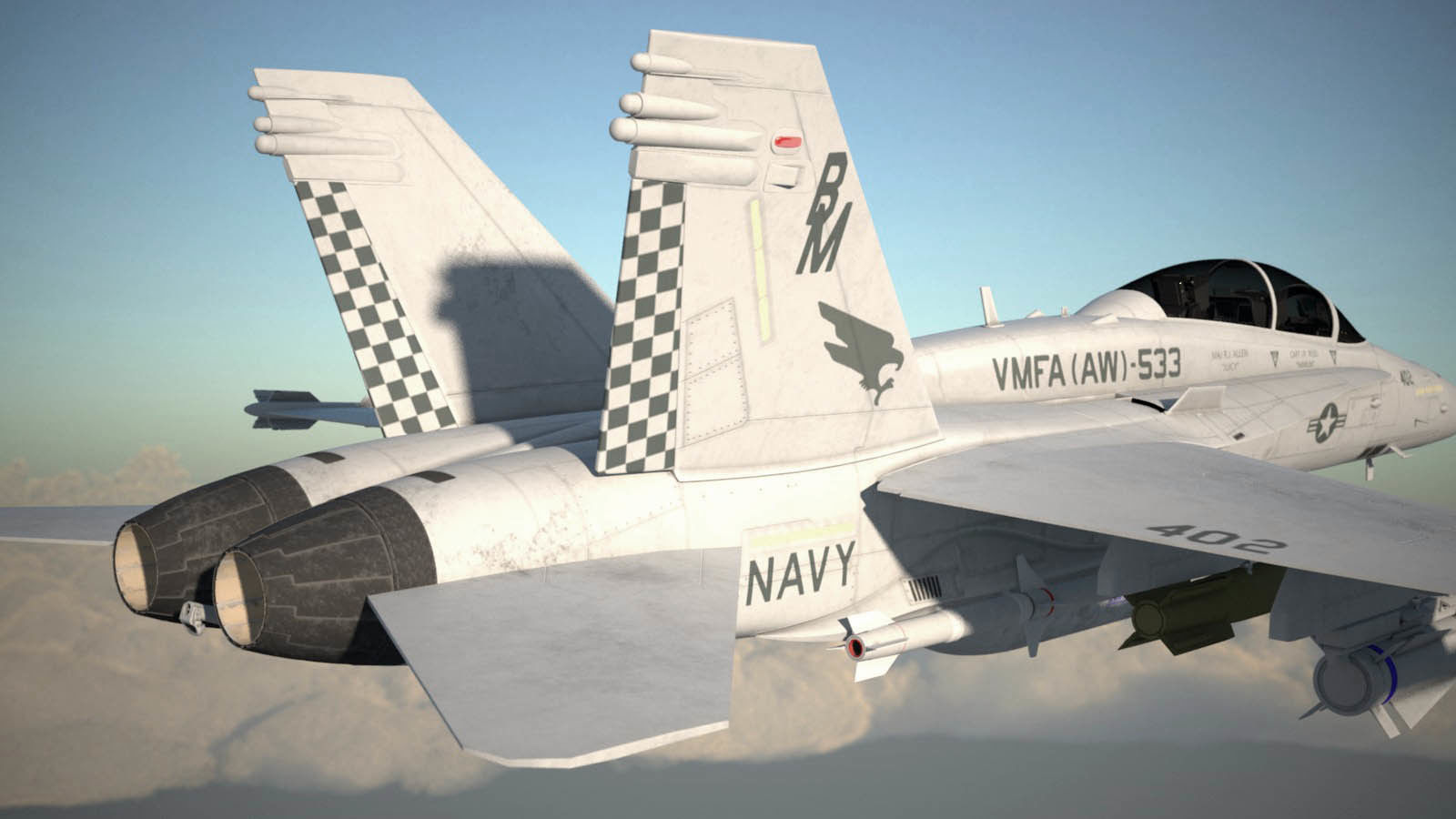 McDonnell Douglas FA-18 Hornet 3D model_9