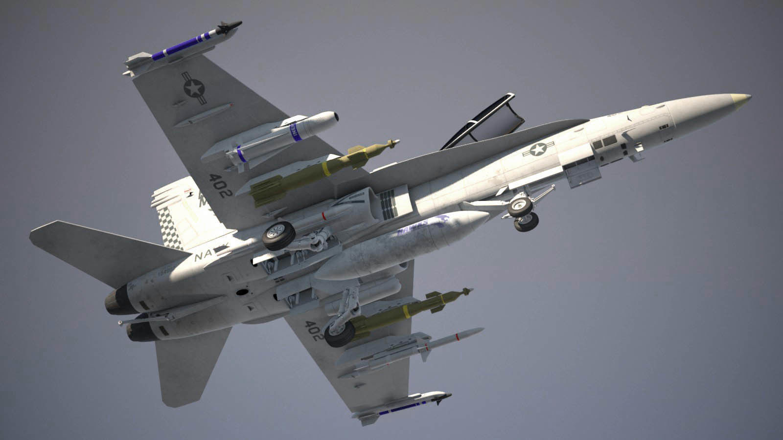 McDonnell Douglas FA-18 Hornet 3D model_14
