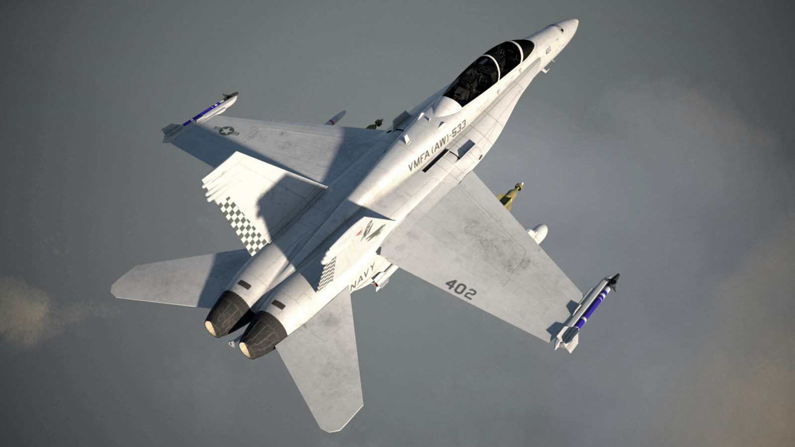 McDonnell Douglas FA-18 Hornet 3D model_3
