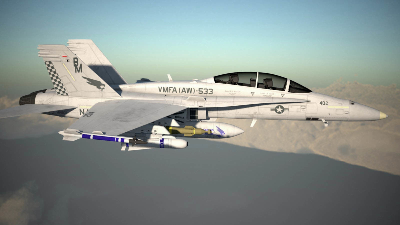 McDonnell Douglas FA-18 Hornet 3D model_4
