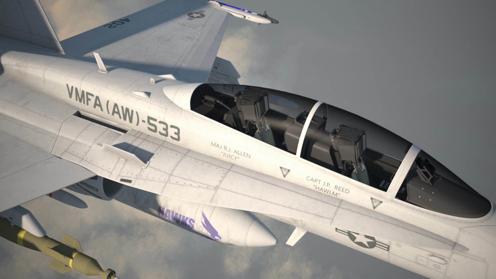 McDonnell Douglas FA-18 Hornet 3D model_10