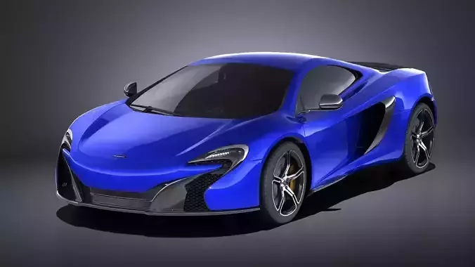 Mclaren 650S Coupe 2017 VRAY 3D model