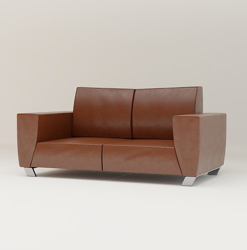 Leather Couch 3D model