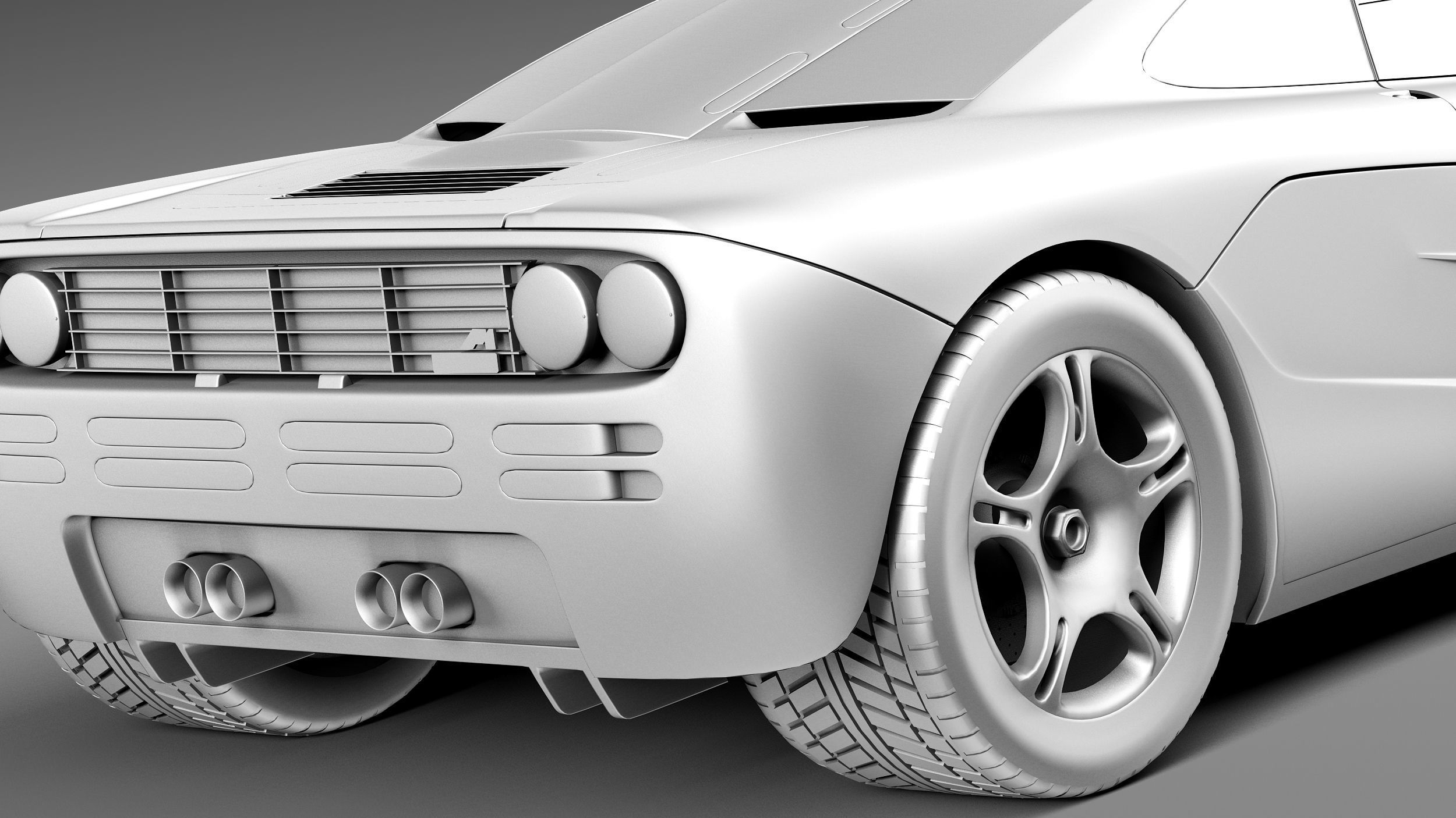 McLaren F1 1994-1998 3D model_11