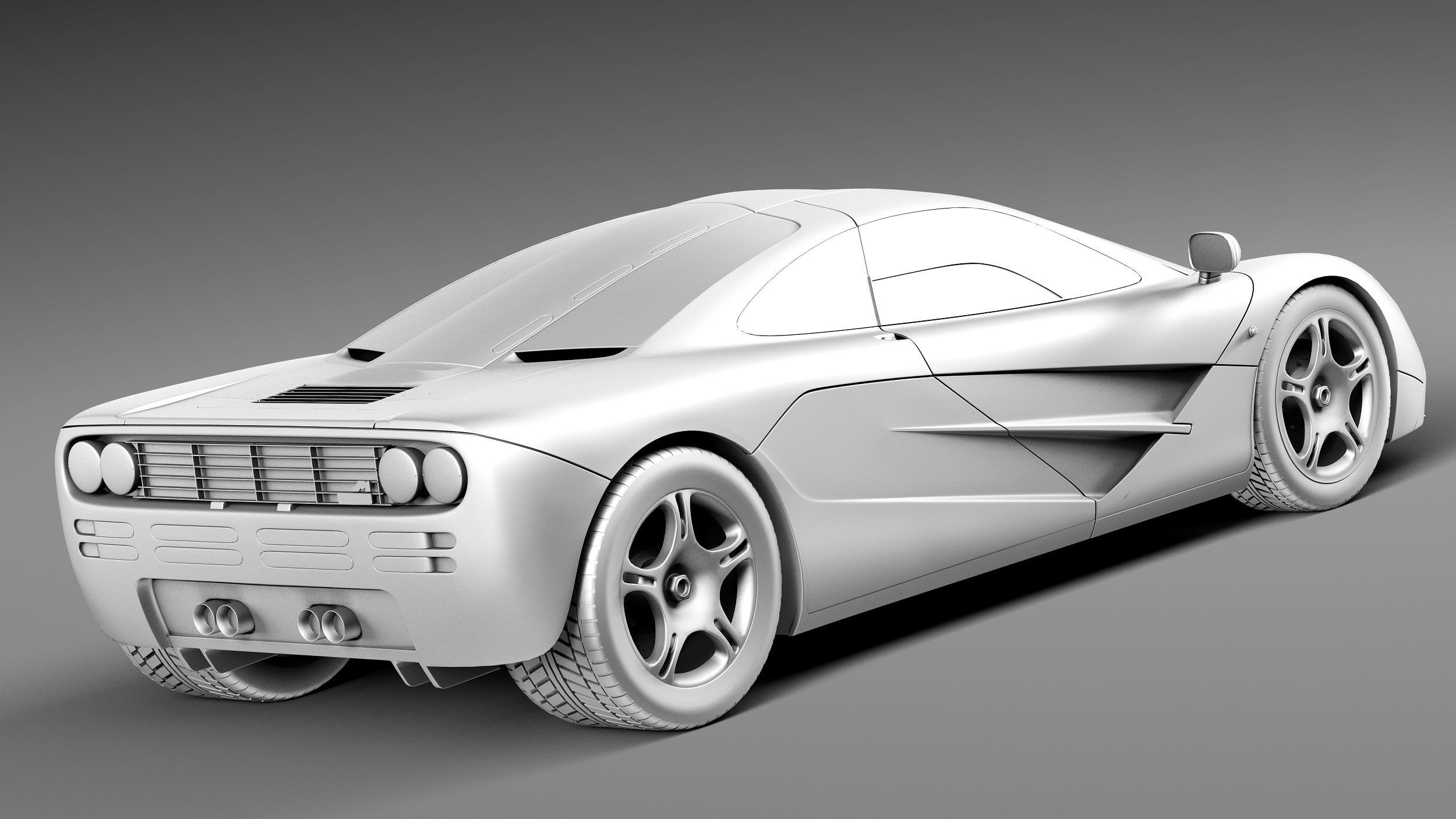 McLaren F1 1994-1998 3D model_12