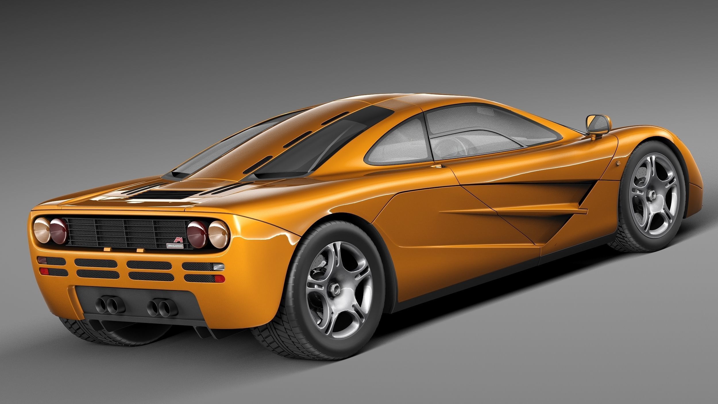 McLaren F1 1994-1998 3D model_4